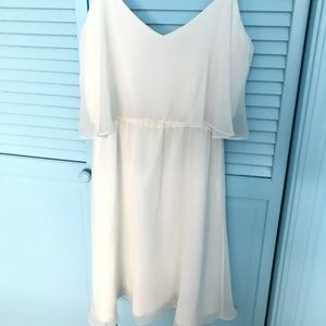 White Chiffon Dress